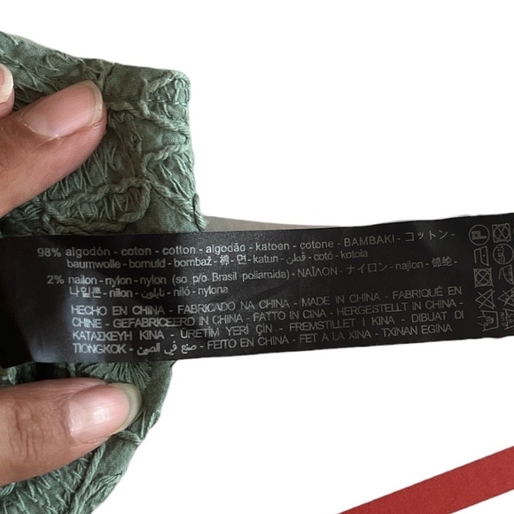 Zara Women’s Mint Green Embroidered Eyelet Romper Size Small - Picture 6 of 7